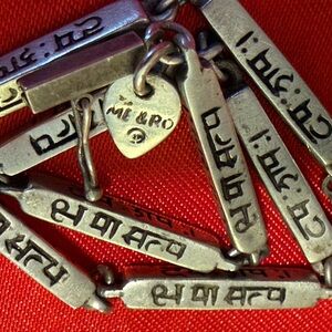 WOW POSHMARK - Authentic Me&Ro Sterling Silver Bracelet